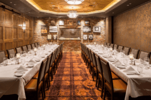 Thin Brick Veneer used for a commercial interior design project in a steakhouse.