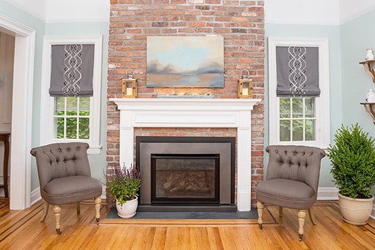 Thin Brick Veneer Fireplace Surround