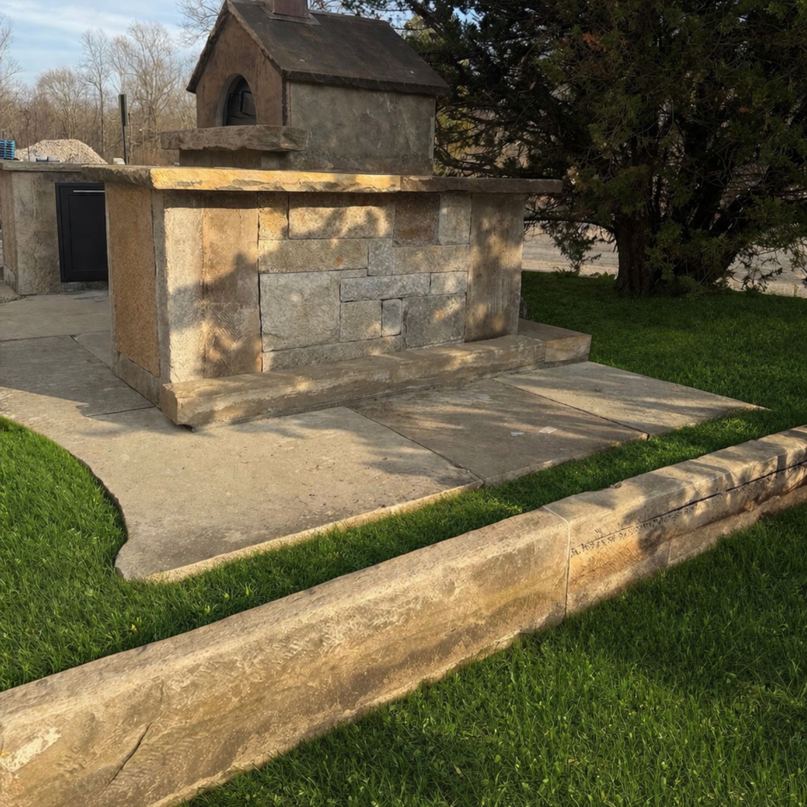 reclaimed-curbing-sandstone-outdoor-kitchen