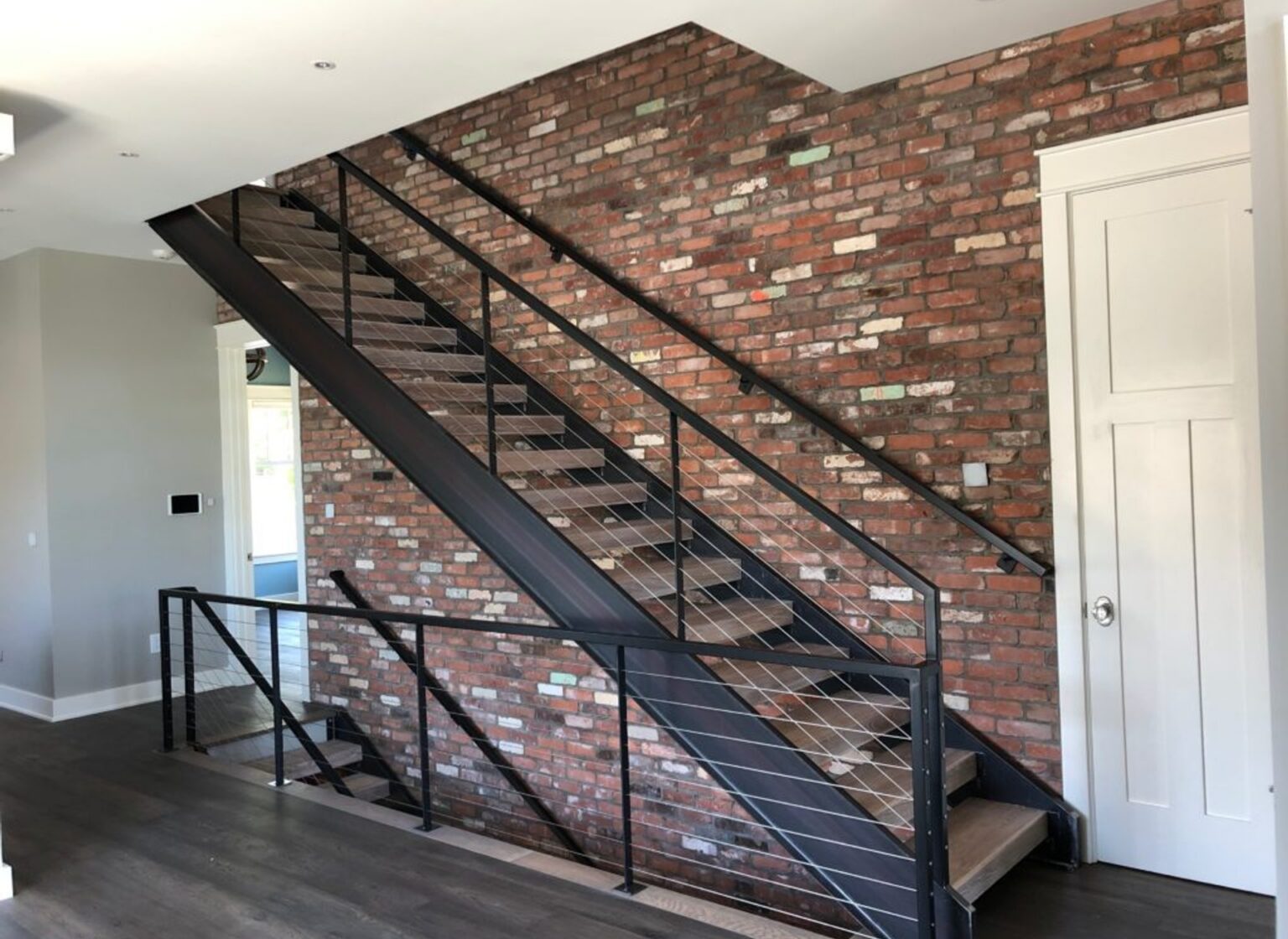 brick-accent-wall-staircase