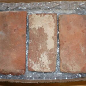 Reclaimed Thin Brick Floor Tile Sample - New England Mill Blend